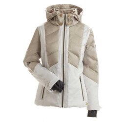 NILS Verbier Jacket Women's in Sandstone and White